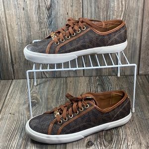Michael Kors Brown Women's Size 7.5 M Lace Up Sneakers